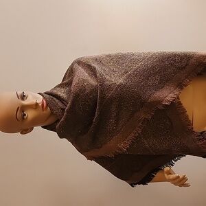 Rare 90s Vintage Marshall Field’s & Co. Chicago Reversible Shawl‎ [No Tags]